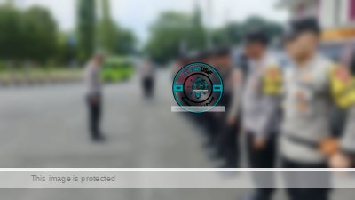 Foto: Personel Polres Ciamis Berdoa Bersama Jelang Pertandingan Turnamen Sepakbola Tut Wurihandayani Cup 2026