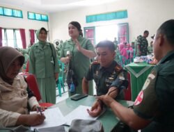 Kolaborasi TNI–Polri, Persit KCK Ciamis Aksi Donor Darah
