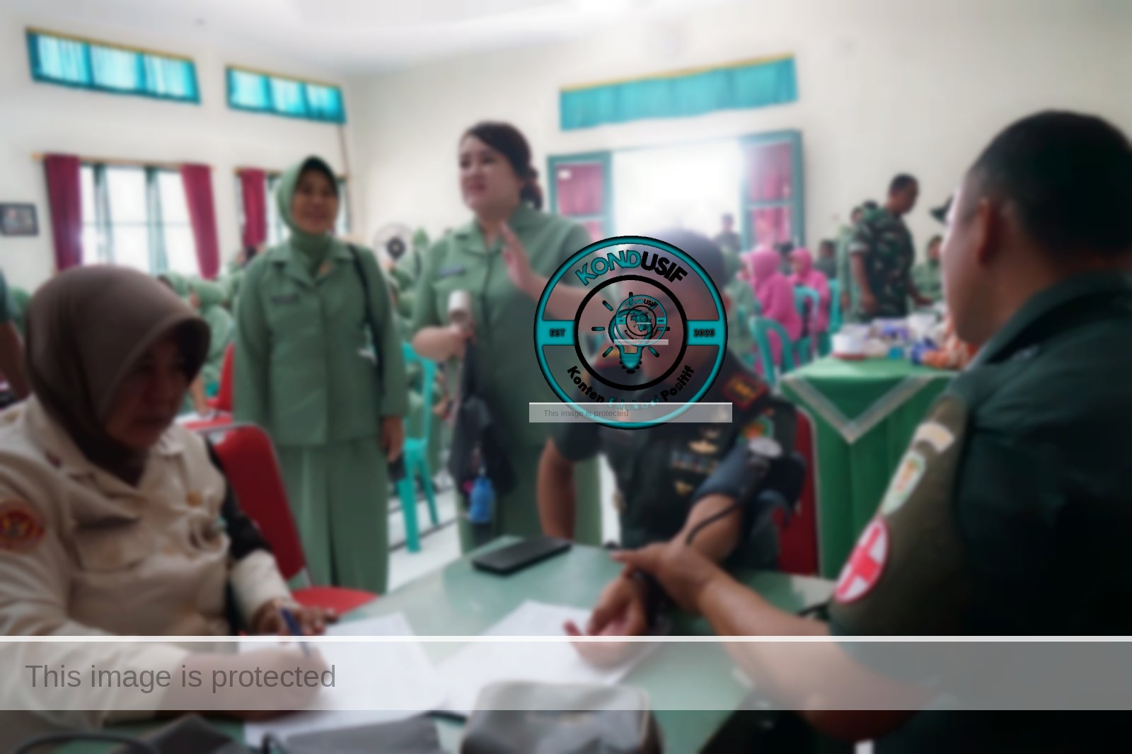 Kolaborasi TNI–Polri, Persit KCK Ciamis Gelar Donor Darah