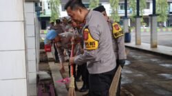 Bahu-Membahu, Polri-TNI dan ASN Ciamis “Kepung” Sampah di Fasilitas Umum