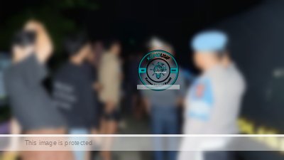 Pastikan Warga Tidur Nyenyak, Puluhan Personel Polres Ciamis Jaga Ketat Pusat Kota