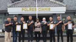 Humas Polres Ciamis Sabet Juara 2 Amplifikasi Berita Online Tingkat Polda Jabar