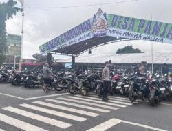 Sinergi Hidupkan Ekonomi: Polsek Panjalu Kawal Pembukaan Bazar Ramadan 1447 H