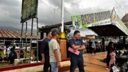 Personel Polsek Panjalu Amankan Serunya Ngabuburit di Bazar Ramadan Alun-Alun
