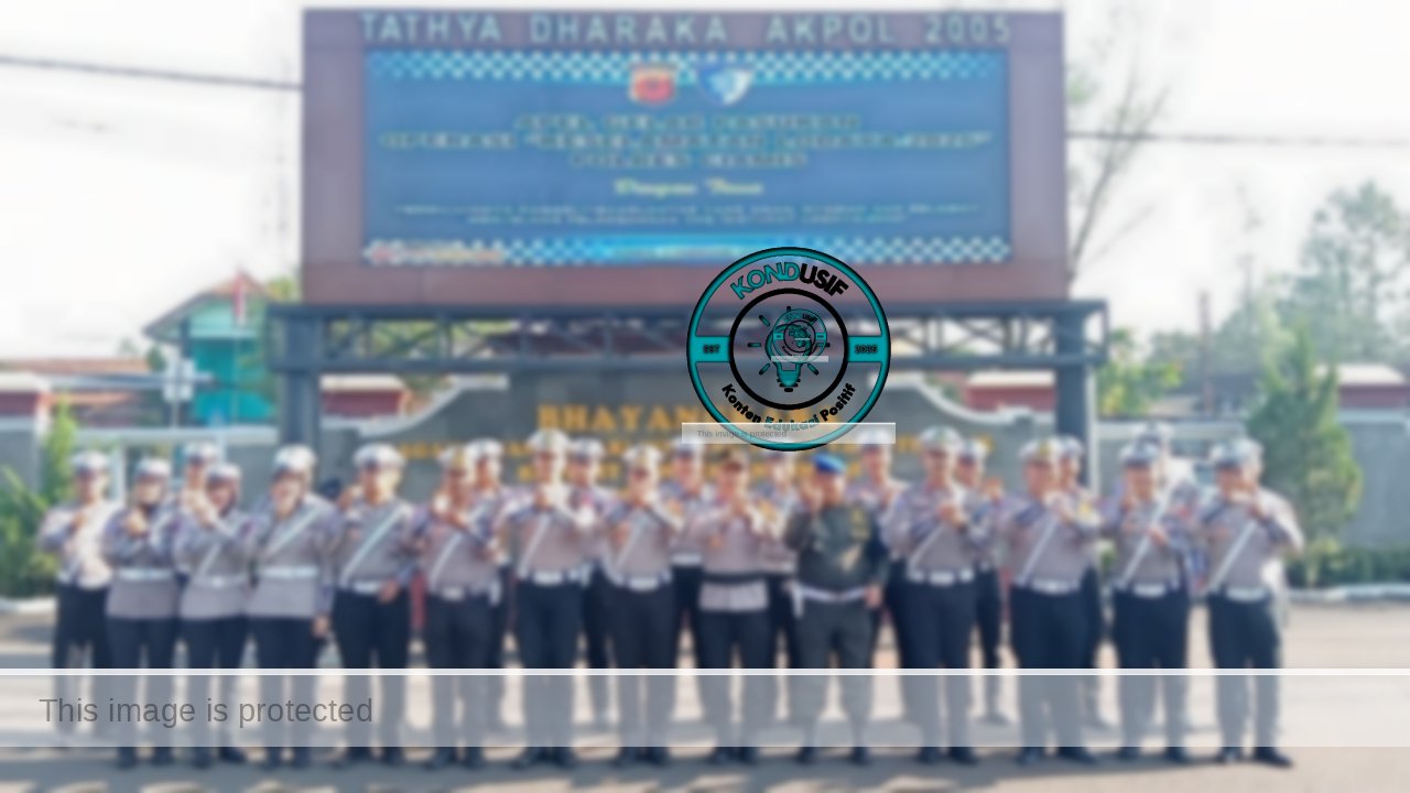 Foto: Wakapolres Ciamis Kompol Sujana Didampingi Kasat Lantas AKP Iwan Sujarwo dan Komandan Subdenpom Ciamis serta Personel Satlantas Polrrs Ciamis