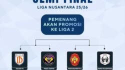 Satu Kemenangan Lagi Menuju Liga 2! PSGC Ciamis Tantang Dejan FC di Semifinal Liga Nusantara