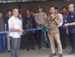 Dukung Ekonomi Lokal, Polsek Cisaga Kawal Peresmian Gudang Stok Point Indogrosir