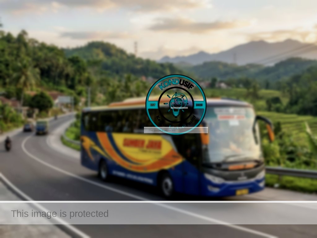 Foto: ilustrasi Bus Sumber Jaya, kondusif.com/fauza
