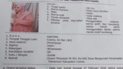 Warga Pamarican Ciamis Dilaporkan Hilang, Ini Ciri-ciri dan Kronologinya