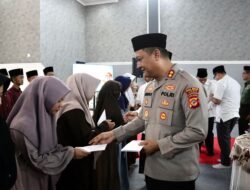 Senyum Anak Yatim Warnai Peresmian Sport Centre Tathya Dharaka di Mapolres Ciamis