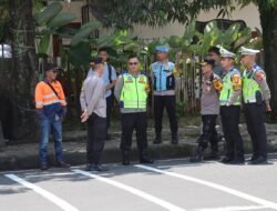 Pastikan Jalur Mudik Aman, Kapolres Ciamis Cek Langsung ‘Marka Kejut’ dan Kesiapan Pos Pengamanan