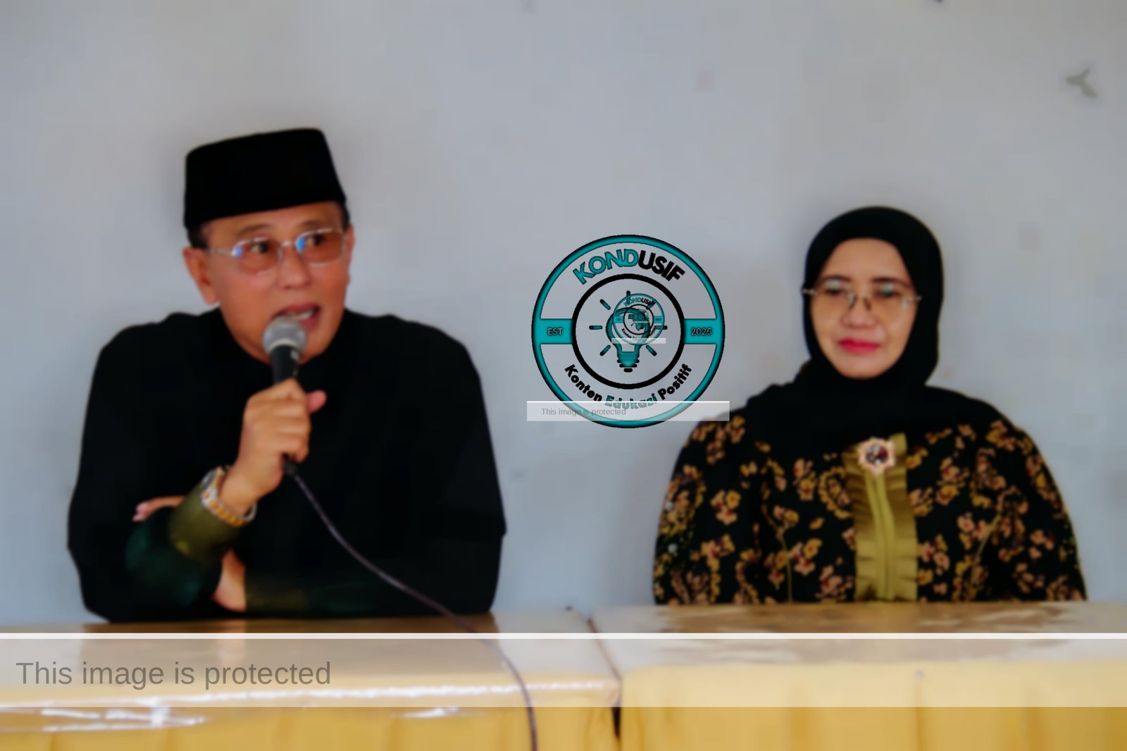 Foto: Bupati Ciamis H Herdiat Sunarya Saat Memberikan Sambutan