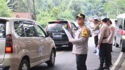 Kapolres Ciamis Turun Langsung di Jembatan Bailey Cikaleho, Pastikan Arus Mudik Tetap Lancar dan Aman