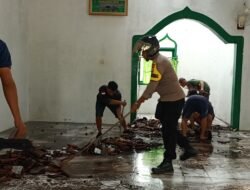 Kubah Baitus Syakur Hangus, Polsek Banjarsari Redam Kepanikan Warga