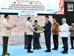 Prabowo Saksikan Penyerahan Rp11,4 Triliun Hasil Denda Kehutanan dan PNBP Korupsi
