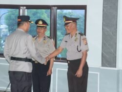 Kado Pengabdian di Aula Pesat Gatra: Dua Personel Polres Ciamis Naik Pangkat