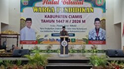 Momentum Halalbihalal PGRI, Bupati Ciamis Minta Maaf Belum Maksimal Bangun Sarpras Pendidikan