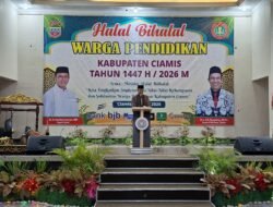 Momentum Halalbihalal PGRI, Bupati Ciamis Minta Maaf Belum Maksimal Bangun Sarpras Pendidikan