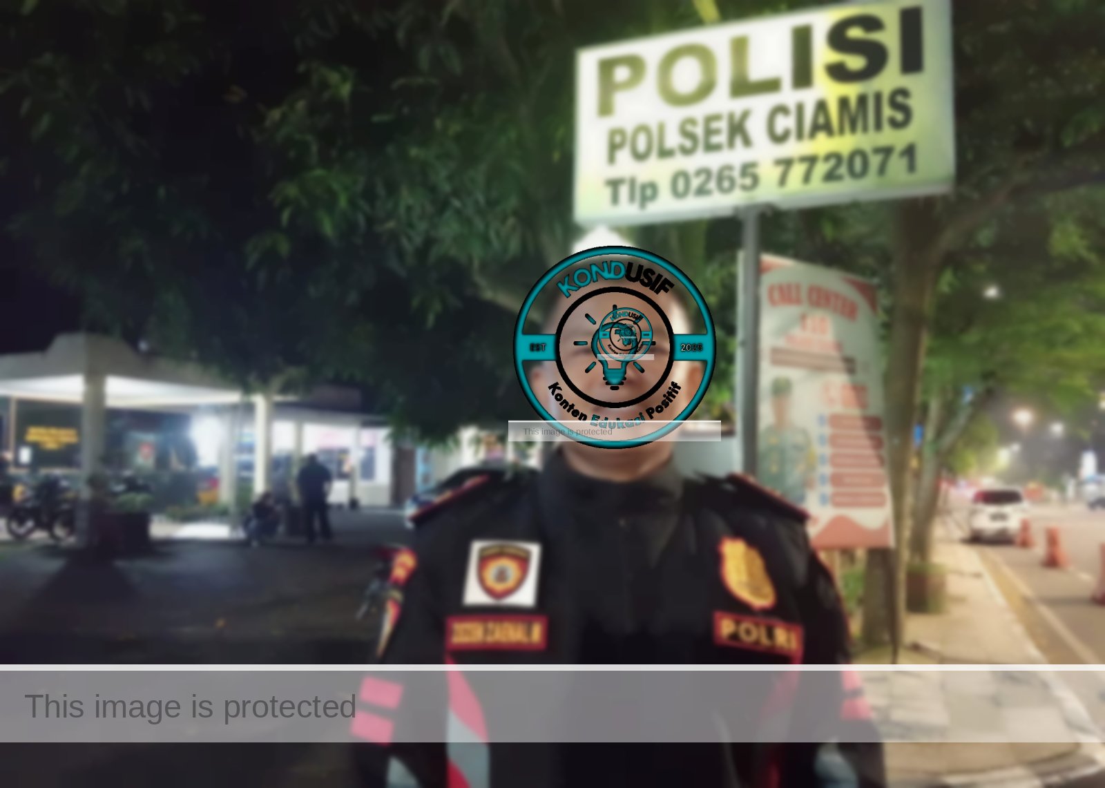 Kasat Samapta Polres Ciamis Polda Jabar Iptu Zezen Zaenal Mutaqin