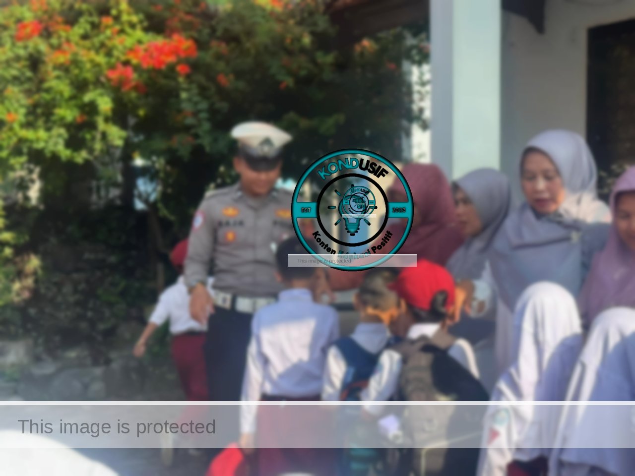 Edukasi lalu lintas SDN 1 Jayaraga Garut