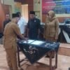 Sinergitas Polri, Polsek Ciamis Kawal Pelantikan Perangkat Desa Gunung Sari