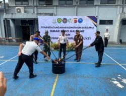 Perangi Halinar, Lapas Ciamis Musnahkan Barang Bukti Razia Satu Tahun Terakhir