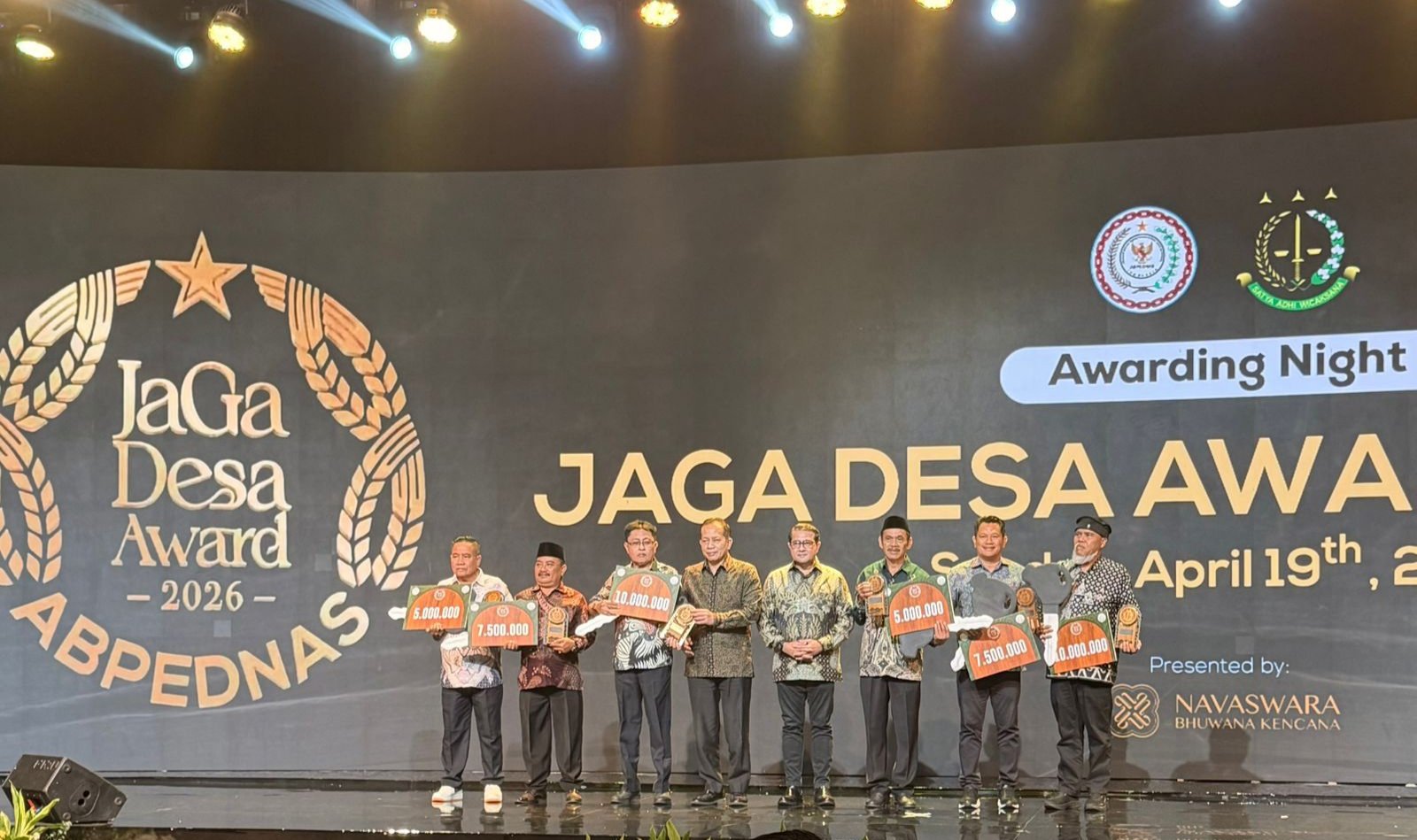 Desa Tanjungsari Ciamis Juara III Nasional Tertib Pengelolaan Keuangan Desa dalam ajang ABPEDNAS Jaga Desa Award 2026, foto: istimewa.