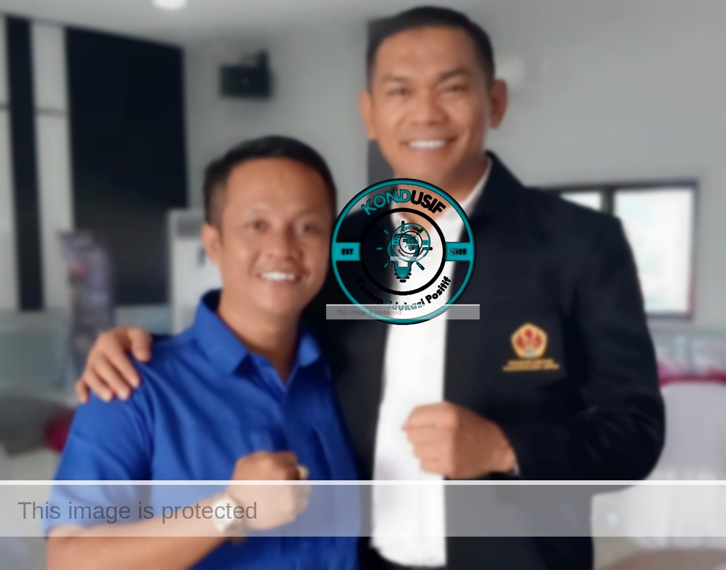 Keterangan foto: M. Rifai (kiri), AKBP Akmal (kanan).