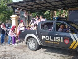 Puluhan Bocah PAUD Serbu Polsek Bungbulang