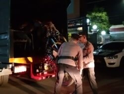 KRYD Polres Ciamis, 13 Motor Diamankan dalam Patroli Gabungan Malam