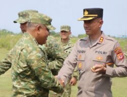 Penguatan Keamanan Garut Selatan, Kapolres Sambut Langsung Kunjungan Menhan