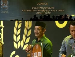 Membanggakan, Desa Tanjungsari Ciamis Sabet Juara 3 Nasional Tertib Keuangan Desa