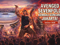 Avenged Sevenfold Kembali Guncang Jakarta, Konser Digelar Oktober 2026 di JIS
