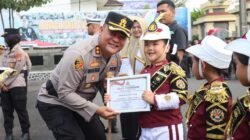 Menggemaskan, Saat Polisi Cilik TK Bhayangkari Ciamis Curi Perhatian di Mapolres