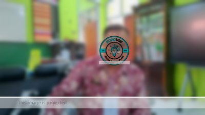 Ketua Panitia FLS2N Kecamatan Cikoneng, Asep Saeful