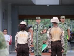 Dandim Ciamis Gembleng Ratusan Kadet di Stadion Linggabuana, Siapkan Generasi “Indonesia Emas”