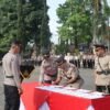 Tongkat Estafet Wakapolres Garut Berganti, AKBP Yugi Lepas Personel Purna Tugas