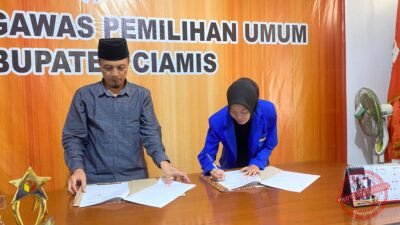 Bawaslu Ciamis dan KOPRI PMII Resmi Teken MoU, Kawal Demokrasi Inklusif