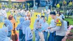 Rayakan Kelulusan dengan Kreativitas, Polsek Ciamis Apresiasi Siswa SMAN 3