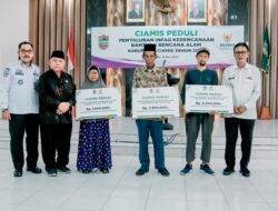 Bupati Herdiat Gandeng BAZNAS Santuni 83 KK Korban Bencana
