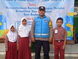 Polisi Pantau FLS3N SD di Cisaga, Dukung Bibit Muda Berprestasi