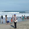 Ombak Ganas, Sat Polairud Polres Garut Larang Wisatawan Berenang di Karangpapak