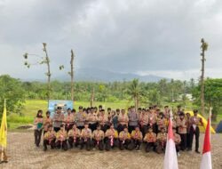 Latih Mental di Alam Bebas, Polsek Banjarsari Ciamis Gembleng Saka Bhayangkara Lewat Survival Bivak