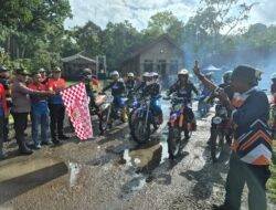 Gas Pol Sambil Amal, Ratusan Rider Ikuti Trail Adventure di Cisaga Ciamis