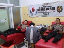 ​Aksi Kemanusiaan di Ciamis, Serdik Sespimma Polri Gelar Donor Darah