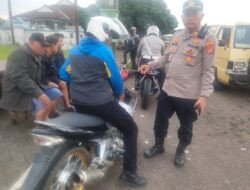 Menjelang Laga Penentu Persib: Polres Tasikmalaya Kota Kandangkan Belasan Motor Knalpot Brong