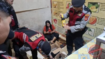 Operasi Senyap di Tiga Titik: Polres Tasikmalaya Kota Sita Puluhan Botol Miras