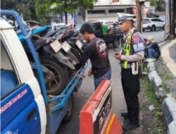 Membungkam Bising Kota: Satlantas Polres Garut Jaring Belasan Motor Knalpot Brong
