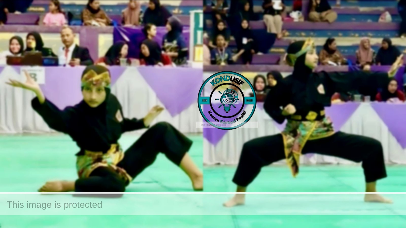 Keysha Ghaissani Nurazahra Fuswara. Siswi kelas 8 SMPN 1 Panumbangan sukses menyabet gelar Juara 1 kategori tunggal putri dalam ajang Sport Education Championship (SEC) Pencak Silat Antar Pelajar Se-Priangan MGMP PJOK 2026 (foto: istimewa).