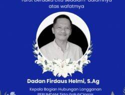Kabag Hublang PERUMDAM Tirta Galuh Wafat, IPJI Ciamis: Beliau Pelayan Publik yang Luar Biasa